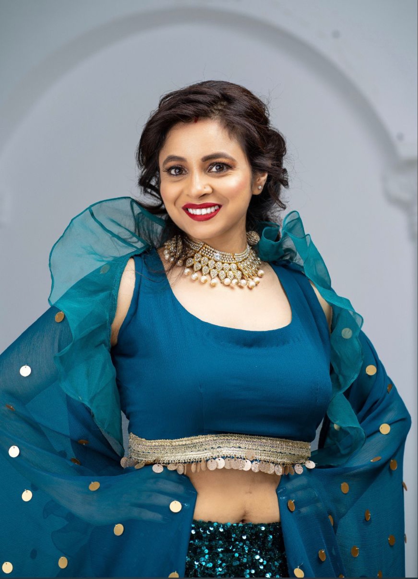 Teal couture