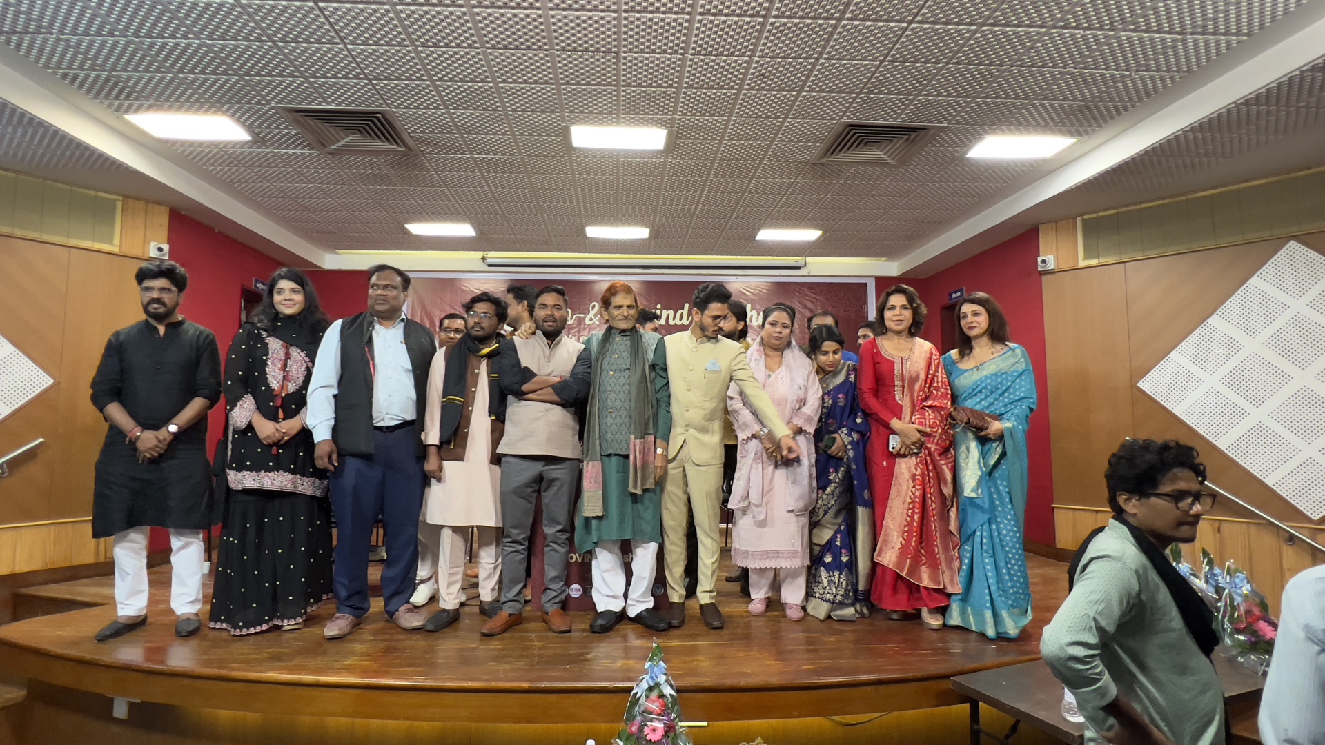 At the podium, Jashn-e-Govind Gulshan